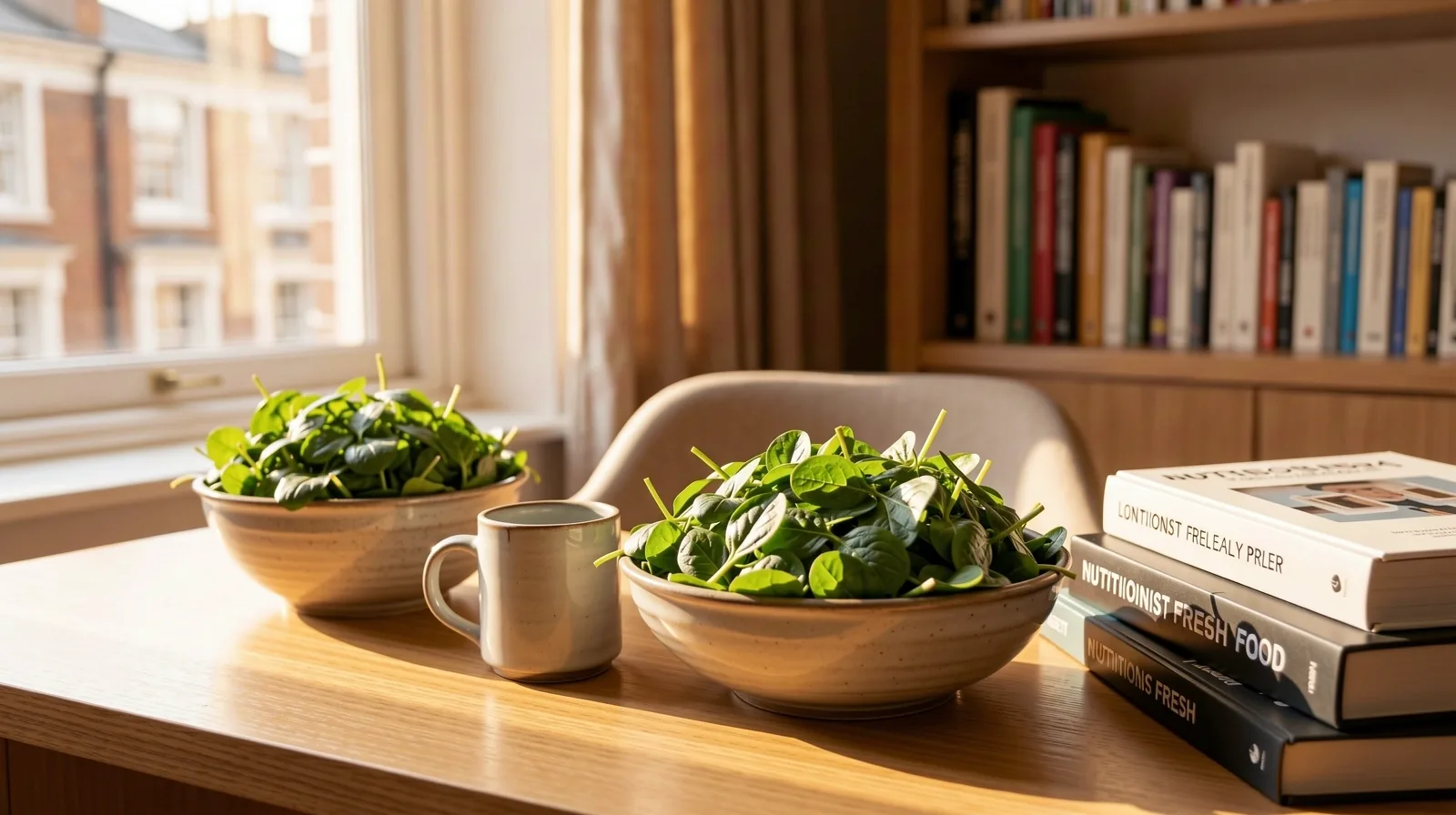Professional nutritional guidance workspace